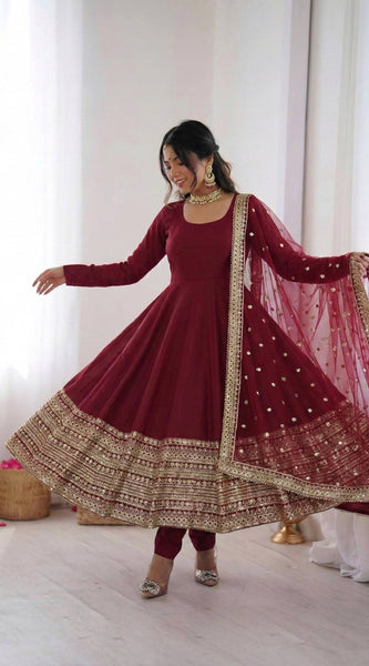 Festive Ready Anarkali Lehenga