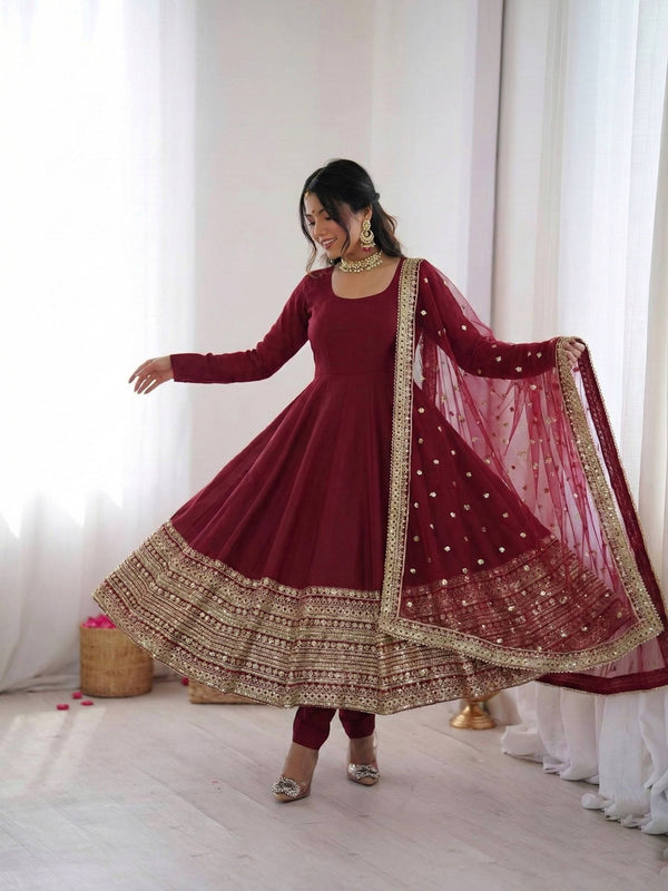 Festive Ready Anarkali Lehenga