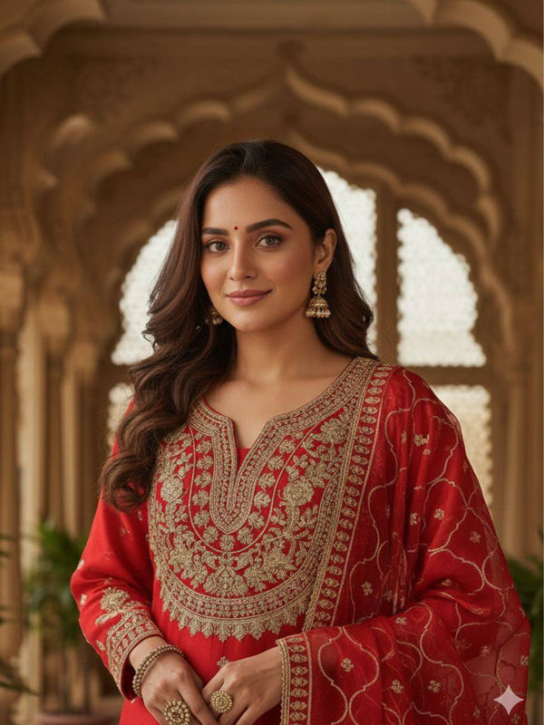 Wedding Wear Fendy Plazzo Indo Western