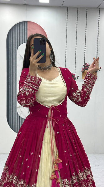 Trendy Lehenga Shrug Set