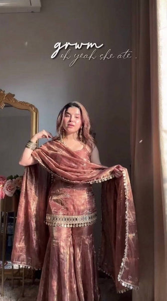 Fendy Silk Sharara Indo Western