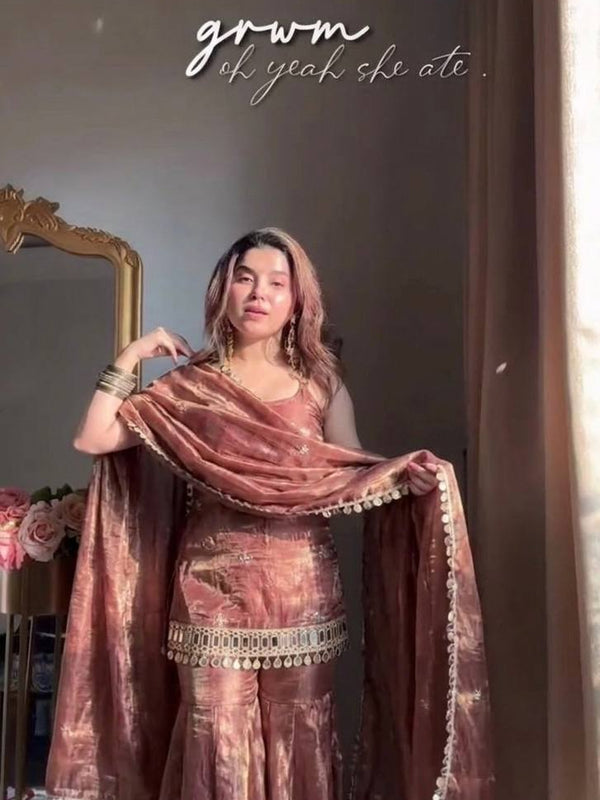 Fendy Silk Sharara Indo Western