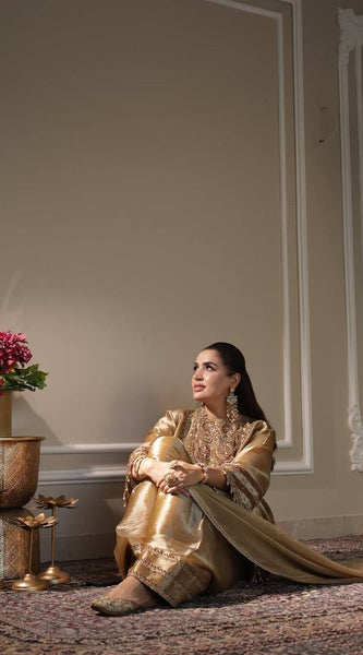 Trendy Wedding Wear Fendy Sequence Embroidered Salwaar Suit Set