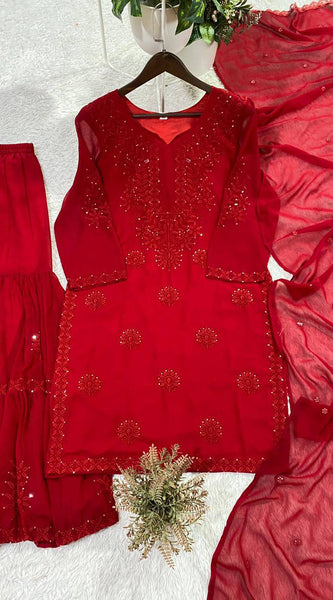 Sequence Work Sharara Indo Western