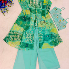 Premium Embroidered Festive Outfit indo western