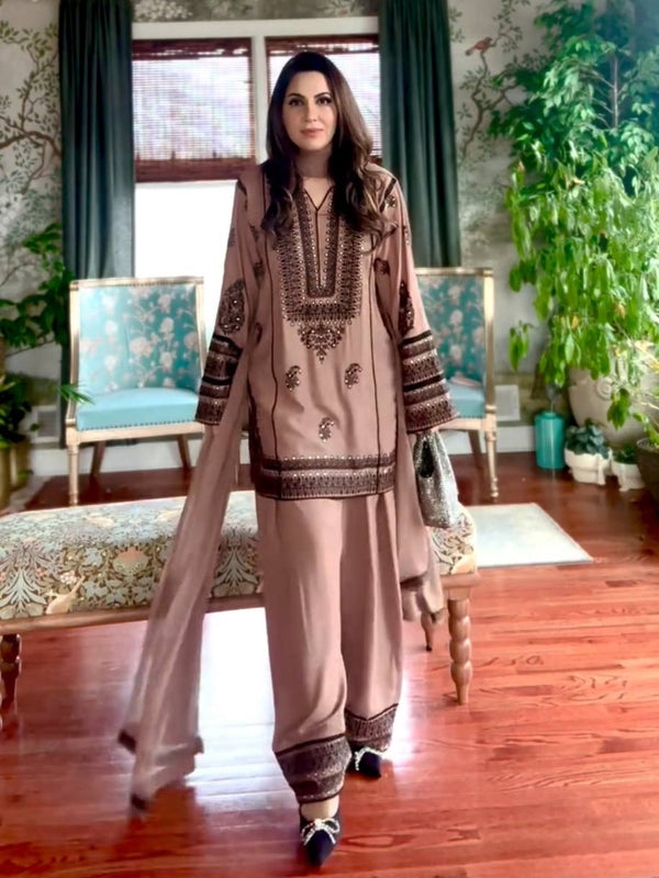 Beautiful Embroidery Work Co-ord Sets Paired