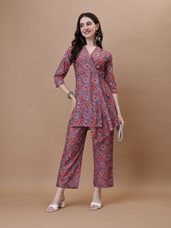 Straight American Crepe Co-Ord Set