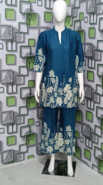 Printed Cotton Co-ord Sets