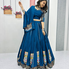 Festive Cotton Lehenga Choli