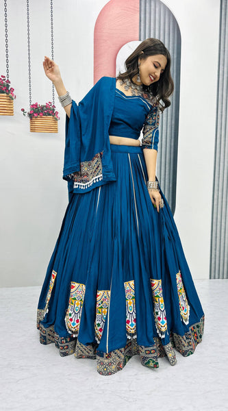 Festive Cotton Lehenga Choli