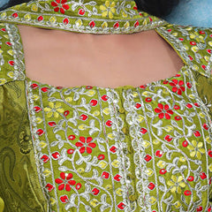 Mahendi-Colored Ethnic Ensemble Indo Western