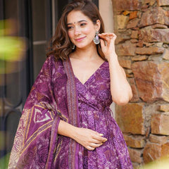 Flame Anarkali Lehenga