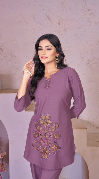 Heavy Rayon Embroidery Co-Ord Sets