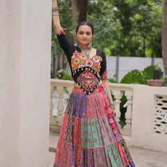 Gamthi Glam Multicolour Lehenga