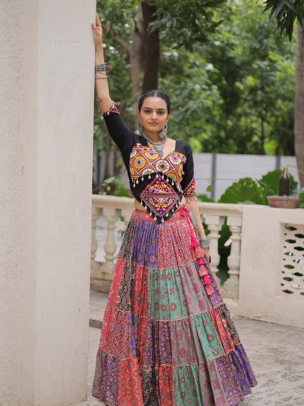 Gamthi Glam Multicolour Lehenga
