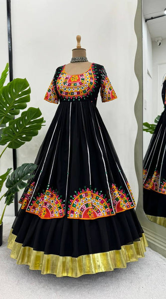 Faux Georgette Sequin Lehenga