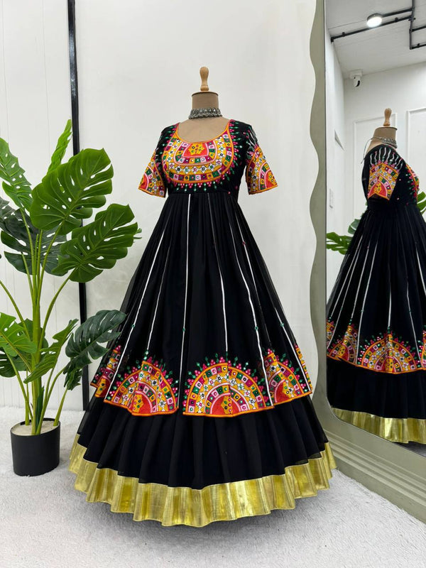 Faux Georgette Sequin Lehenga