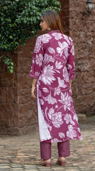 Rayon Printed Dresses with Chanderi Dupatta