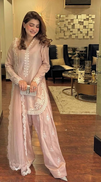Natural Crep Silk Fully Stitched Dresses