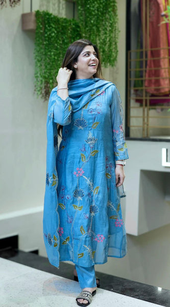 Chanderi Ensemble Dresses