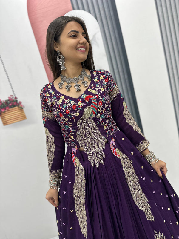 Vichitra Crop Top with Shrug Lehenga