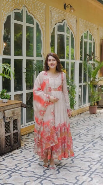 Premium Ready-to-Wear Organza lehenga