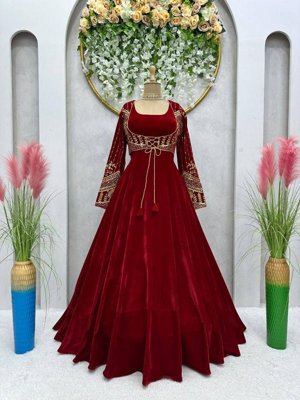 Premium Velvet Koti Lehenga