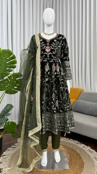 Designer Velvet Dresses