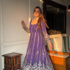 Heavy Sequence Work Lehenga