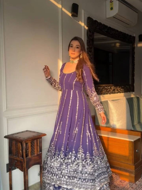 Heavy Sequence Work Lehenga