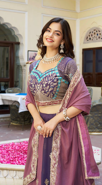 Heavy Embroidery Wedding Lehenga