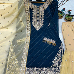 Designer Top-Plazzo Dresses