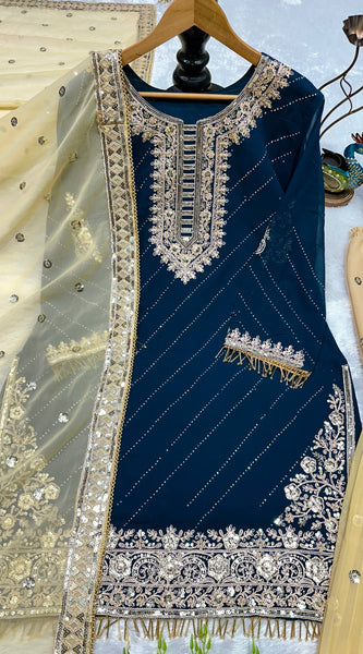 Designer Top-Plazzo Dresses