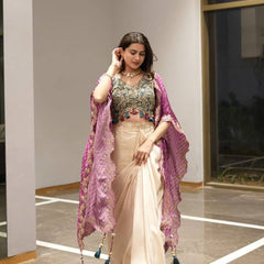 Stylish Three-Piece Indo western