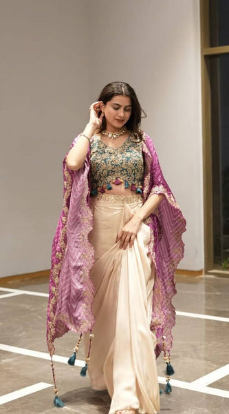 Stylish Three-Piece Indo western