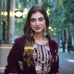 Festive Velvet Plazzo DRESSES