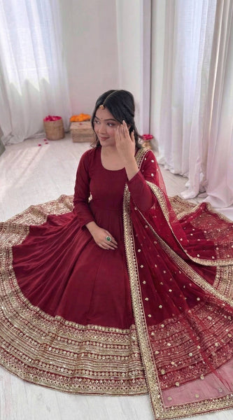 Festive Ready Anarkali Lehenga