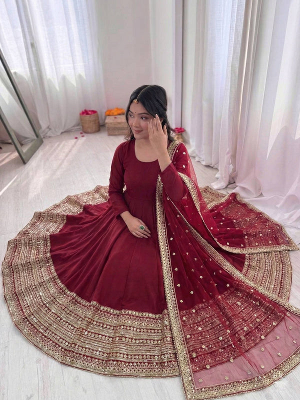 Festive Ready Anarkali Lehenga