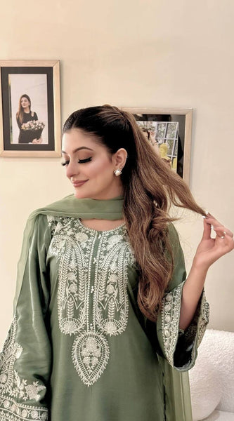 Stylish Kurti Palazzo 3PC Set