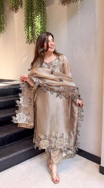 Premium Wedding Wear Cut Work Suit Collection