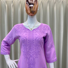 Embroidery Work Dresses with Top and Palazzo