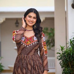 Navratri Special Gamathi Work Lehenga