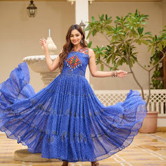 Navratri Special Gamathi Work Lehenga