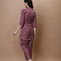 Straight American Crepe Co-Ord Set