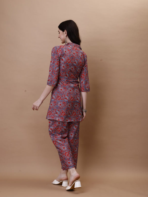 Straight American Crepe Co-Ord Set
