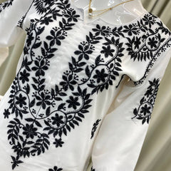 Embroidered Kurta Plazzo Co-Ord Sets