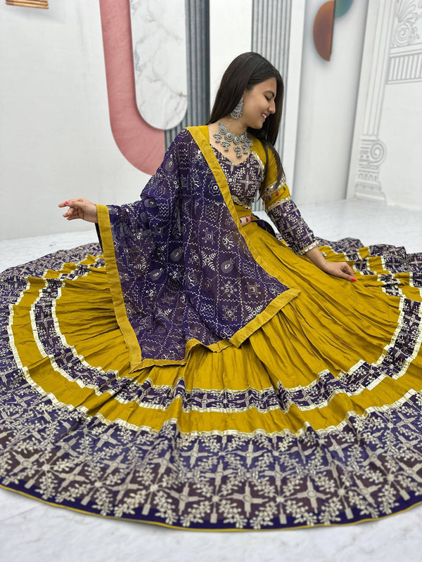 Real Mirror Work Lehenga Choli