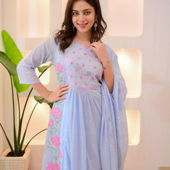 Graceful Parampara Silk Embroidered Dresses