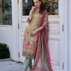 Festive Silk Blend Dresses Dupatta Set