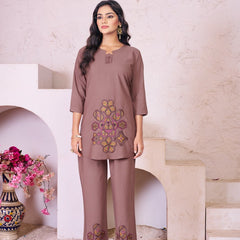 Heavy Rayon Embroidery Co-Ord Sets